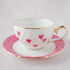 <27017>Heart Teacup & Saucer Set(shocking pink)