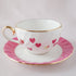 <27017>Heart Teacup & Saucer Set(shocking pink)
