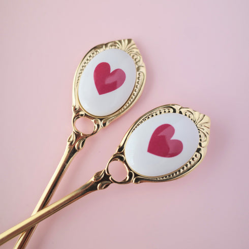 <27019>Heart Spoon(shocking pink)