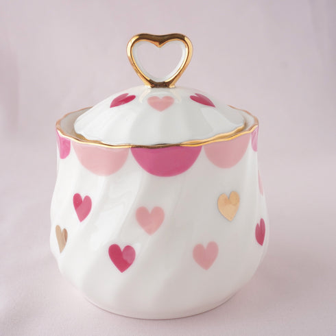 <27023>Heart Sugar pot