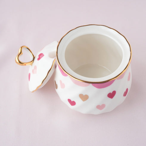 <27023>Heart Sugar pot