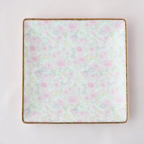 <27030>Flower Square plate