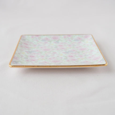 <27030>Flower Square plate
