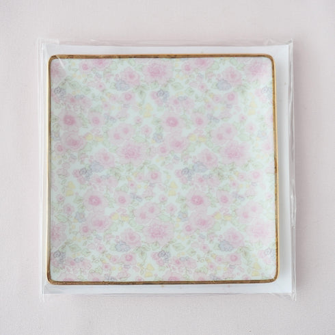 <27030>Flower Square plate