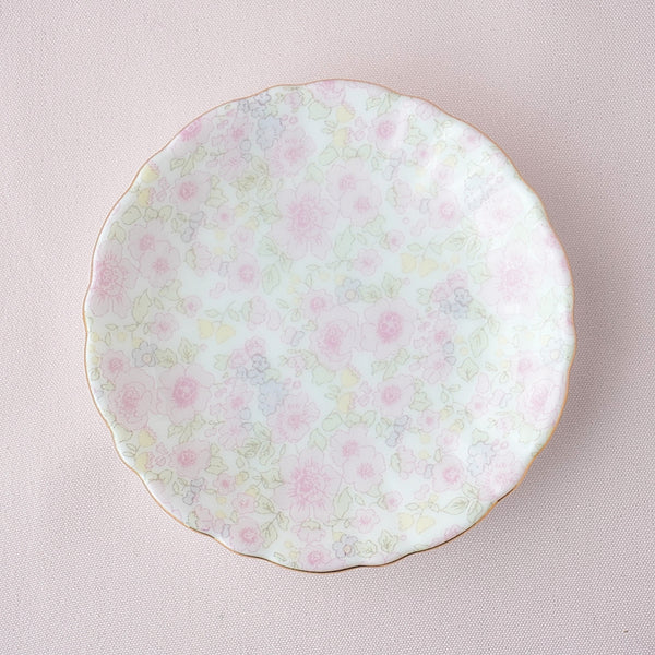<27031>Small Rownd-shaped Plate(flower)
