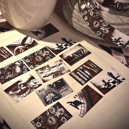 <28003>Sticker Roll -Dark Academia-