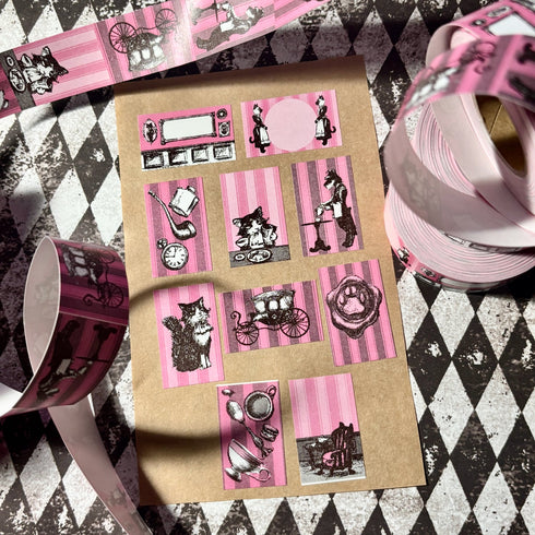 <28006>Sticker Roll -Cat Duke's Manor-