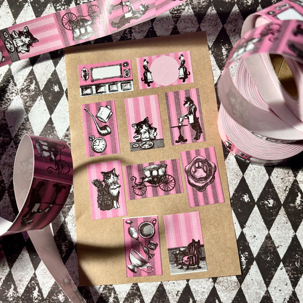 <28006>Sticker Roll -Cat Duke's Manor-