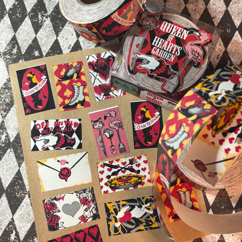 <28007>Sticker Roll -Queen of Hearts-