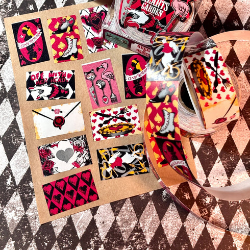 <28007>Sticker Roll -Queen of Hearts-
