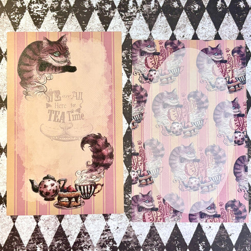 <28009>Memo Paper -Cheshire Cat-