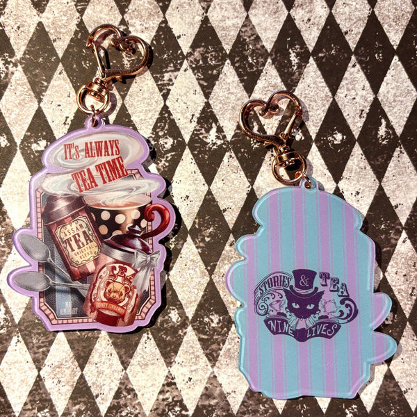 <28018>Acrylic Keychain -Always Tea Time-