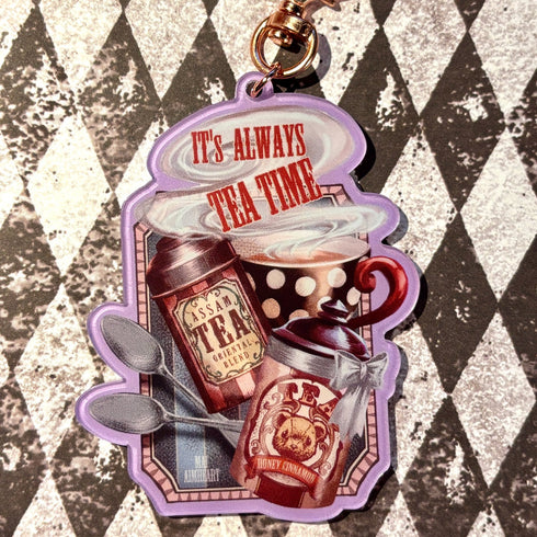 <28018>Acrylic Keychain -Always Tea Time-