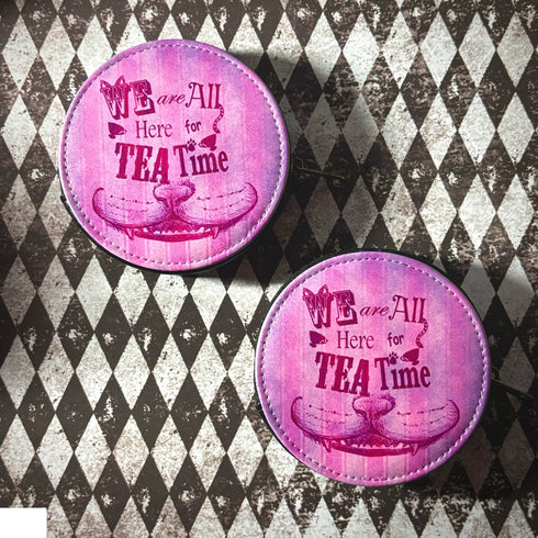 <28021>Cheshire Cat Round Pouch