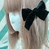Velour Ribbon Clip 2-Piece Set Black