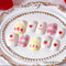 <31025>いちごショートケーキネイルチップ Mサイズ