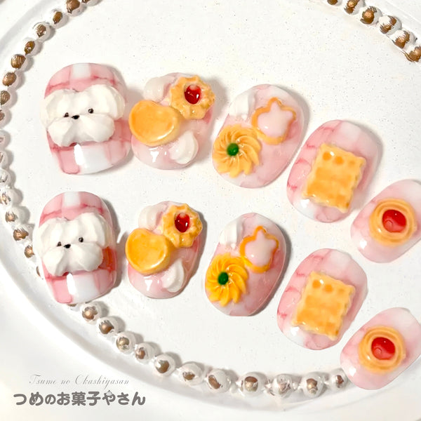 <31036>クッキーネイルチップ Lサイズ
