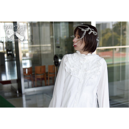 <32004>ガールフレンドシャツドレス〈白〉