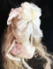 White flowers headpiece