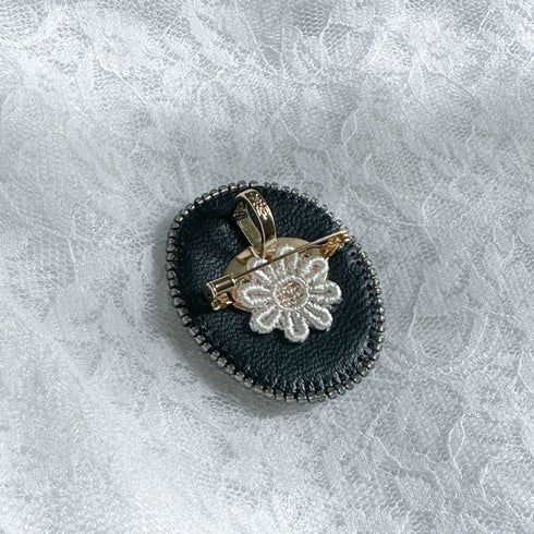 上のカンの部分にネックレスチェーンなどを通してお使いいただけます。