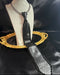 Leather punk tie