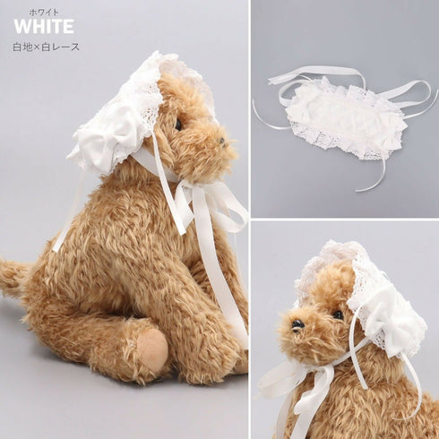 コルセットレース 犬用 ヘッドドレス Corset Lace Lolitails