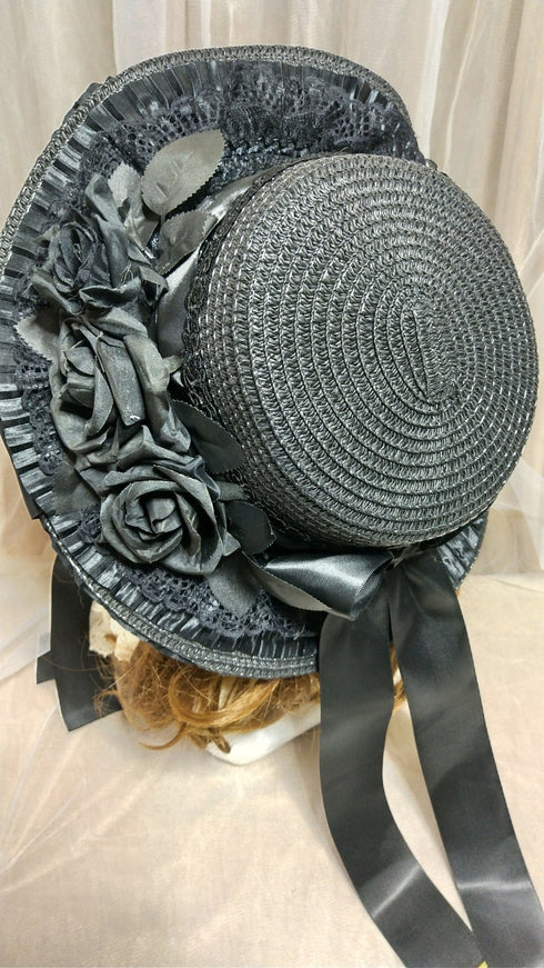 黒スペシャルストローハット