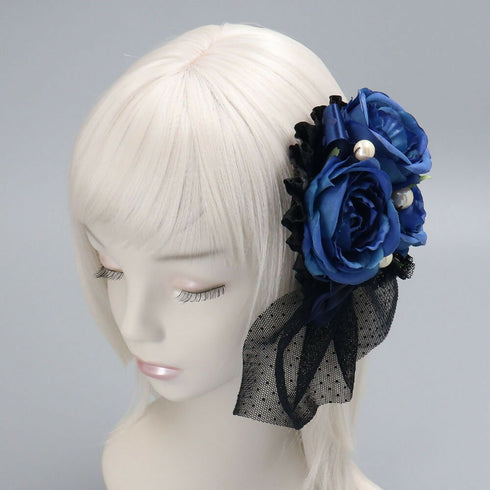 ローズとパール リボン ヘッドドレス Lolitails+