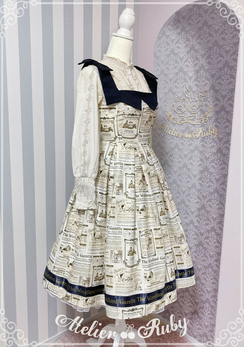 【10月下旬販売予定】The Woodland Gazette ワンピース