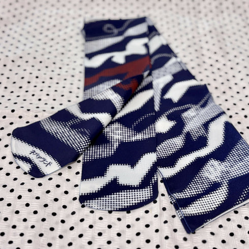 ドットリボンタイツ〈紺〉