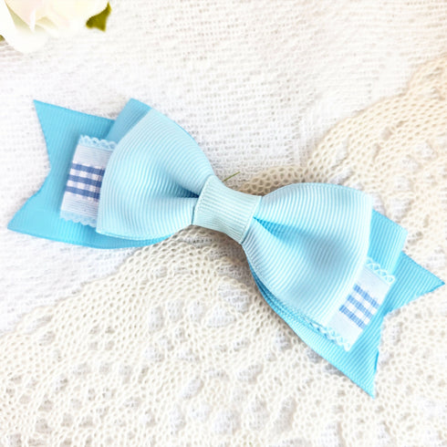 リボンヘアクリップ