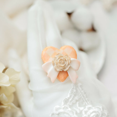 ロマンチックハートのリング