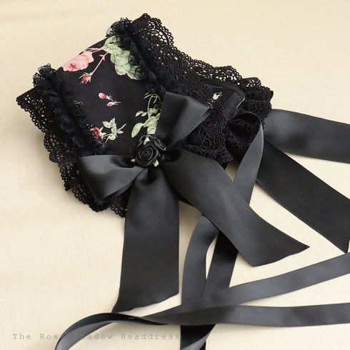 魅惑の堕薔薇の影庭ヘッドドレス