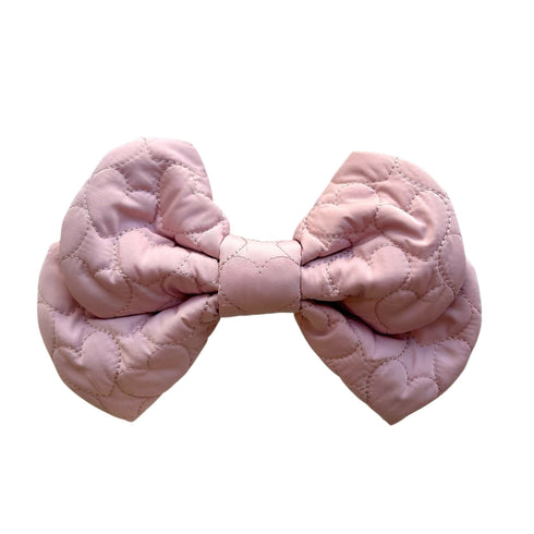 ニットのうさぎヘッドドレス くすみピンク