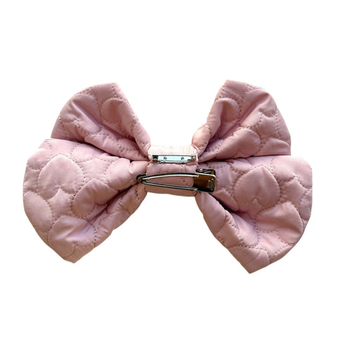 ニットのうさぎヘッドドレス くすみピンク