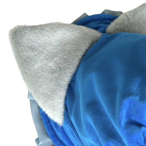 猫のボンネット ブルー