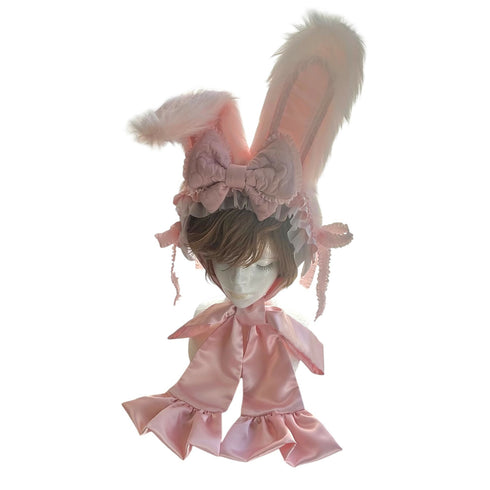 うさぎのヘッドドレス ピンク
