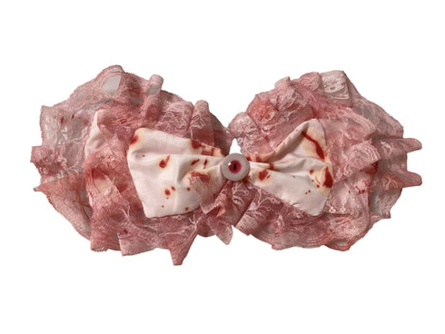 血塗れの眼球レースBIGリボン