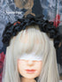 【GLM15】滴るヘッドドレス(ブラック、ホワイト) ゴスロリ ロリータ ロリィタ ハロウィン