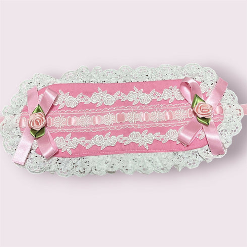 ピンクローズのヘッドドレス