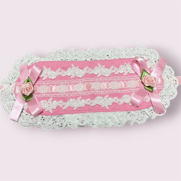 ピンクローズのヘッドドレス