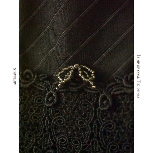 【クリスマス限定】-ˋˏラッピングネクタイ(カラー名:石炭)ˎˊ-