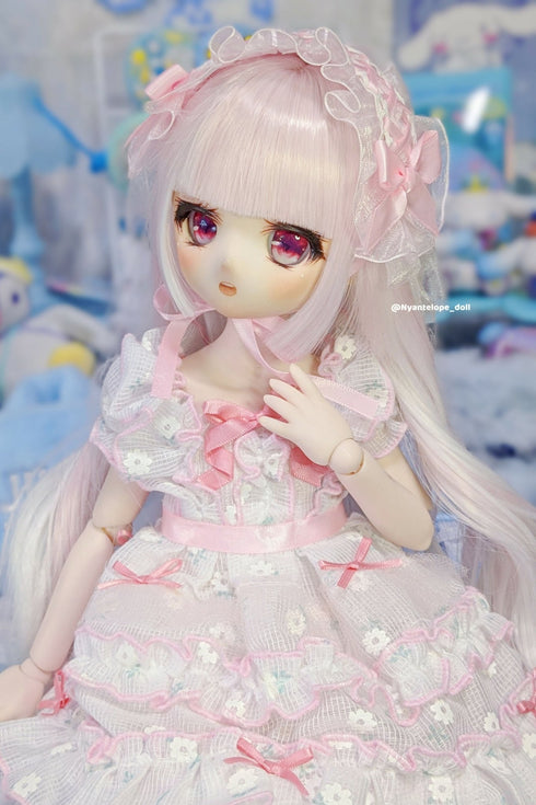 ワイヤー入りヘッドドレス(ドール、ぬいぐるみサイズ)(ブラック、ピンク、ブルー、ホワイト、イエロー) ゴスロリ 甘ロリ ロリータ ロリィタ