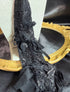 Black Black ribbon tie