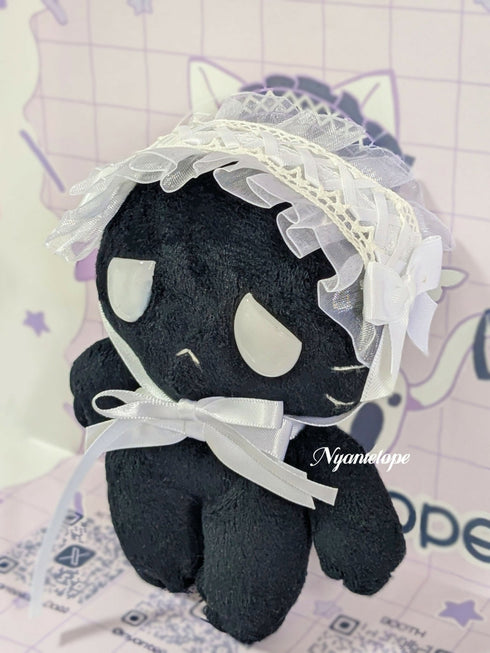 ワイヤー入りヘッドドレス(ドール、ぬいぐるみサイズ)(ブラック、ピンク、ブルー、ホワイト、イエロー) ゴスロリ 甘ロリ ロリータ ロリィタ