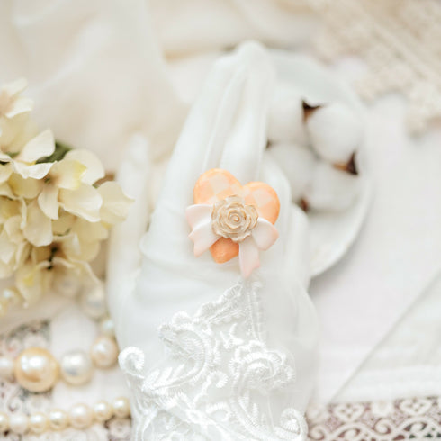 ロマンチックハートのリング