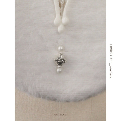 【AW限定制作】-ˋˏ一等星マフラー(カラー名:FOAMY MILK)ˎˊ-