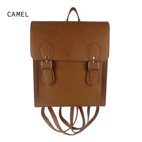 縦型サッチェルバッグ TL-5584 【ブラック キャメル ブラウン】