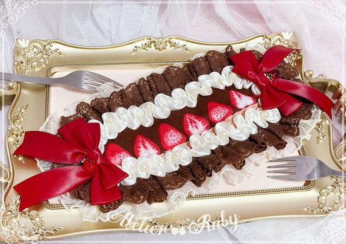 ショートケーキのヘッドドレス