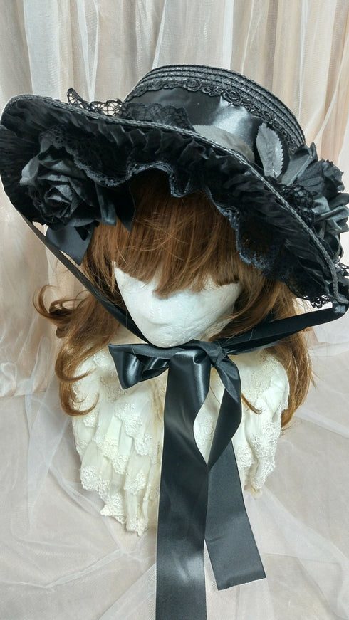 黒スペシャルストローハット